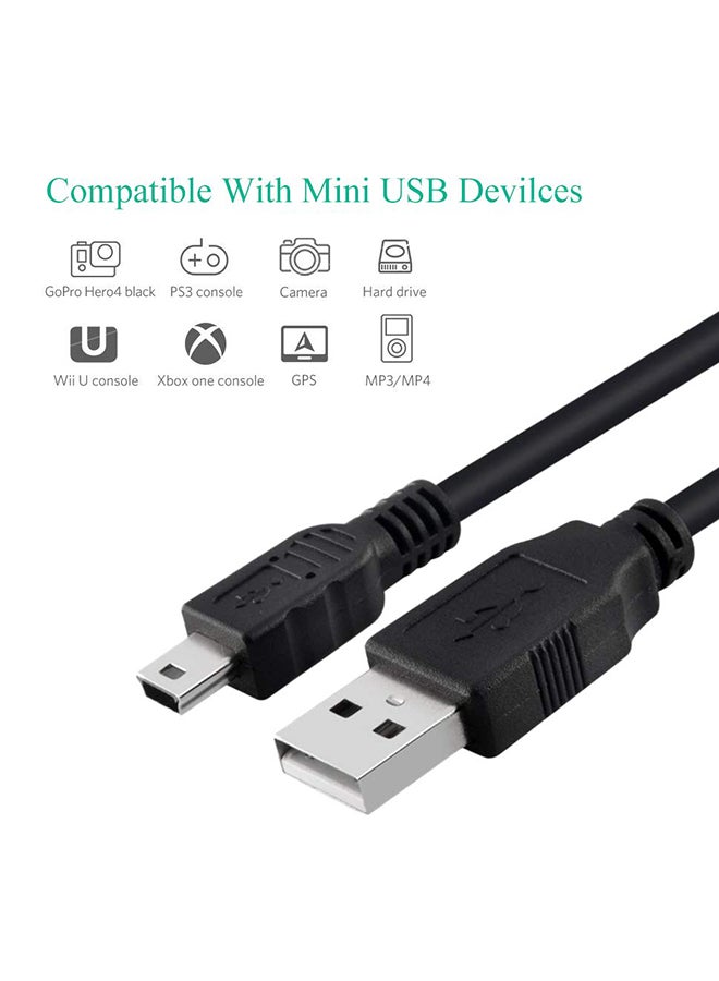 كيندكس كابل شحن USB بمنفذ ميني USB لذراع تحكم جهاز الألعاب بلايستيشن 3 - Image 4