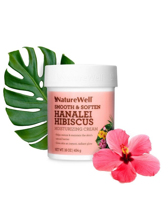 NATURE WELL Hanalei Hibiscus Smooth & Soften Moisturizing Cream For Face & Body, Infused With Natural Oils & Extracts, Restores Skin Moisture Barrier, 16 Oz. - Image 1