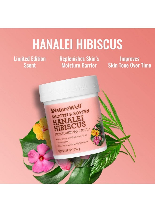 NATURE WELL Hanalei Hibiscus Smooth & Soften Moisturizing Cream For Face & Body, Infused With Natural Oils & Extracts, Restores Skin Moisture Barrier, 16 Oz. - Image 2