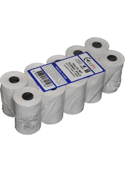 Bafix Thermal Roller 56X16 Mt 10 Pcs (1 Pack of 10 Pieces) 