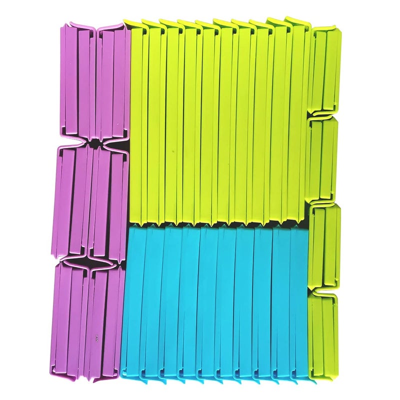 Otylzto 4 Size Assorted 40 PCS Food Bag Clips Kitchen Sealing Clips for Bags