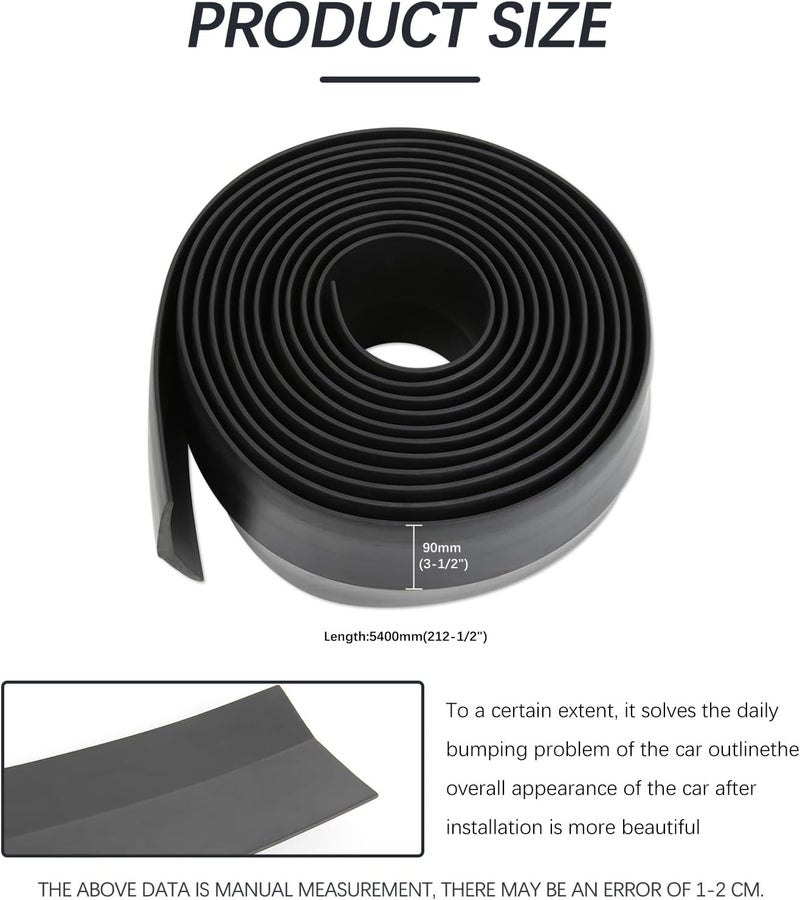 DREAMIZER 2" Flexible Rubber Wheel Arch - 3.2 Meters Roll, Easy Installation - Image 3