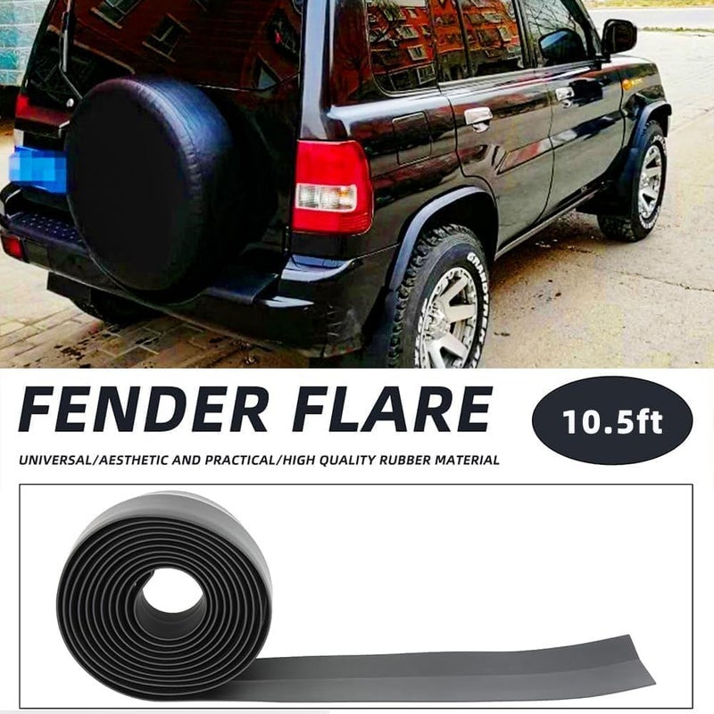 DREAMIZER 2" Flexible Rubber Wheel Arch - 3.2 Meters Roll, Easy Installation - Image 2