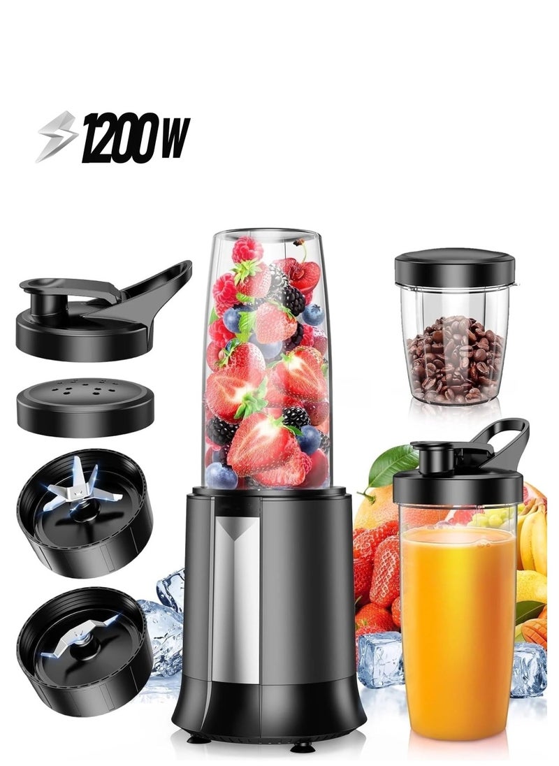 LBMT - 1200W Multi-Function High Speed Blender,Smoothies Blender, Personal Blender for Shakes and Smoothies with Ice Tray, 10pc Accessories, BPA Free - Image 1