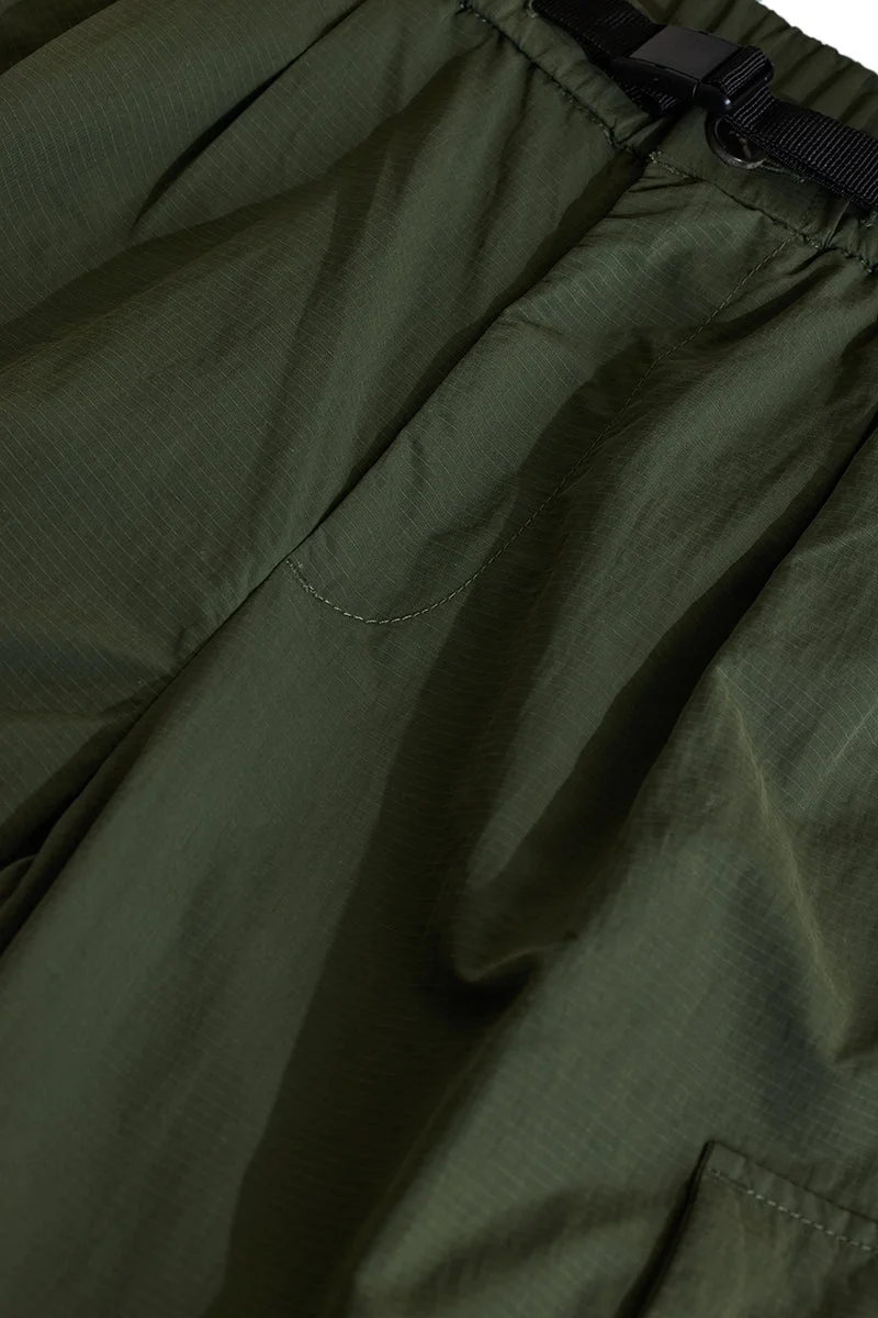 SNITCH بنطلون باراشوت واسع بخصر متوسط