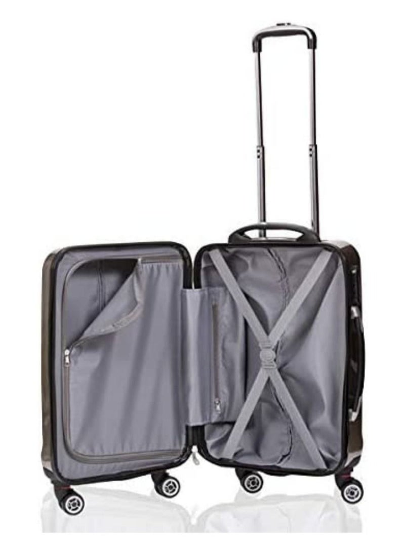 Airo حقيبة أمتعة ذكية بعجلات مقاس 20 بوصة باللون الذهبي الماسي مع ميزان مدمج للوزن - Image 2