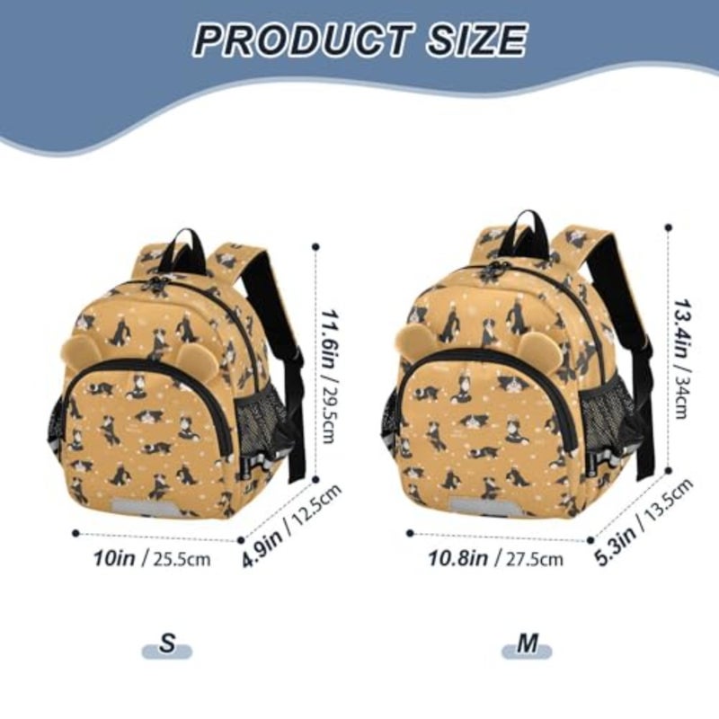 Backpack Leash Preschool Backpack Toddler Backpacks for Girls Boys 3-6 Anti-Lost Baby Harness M - Image 2