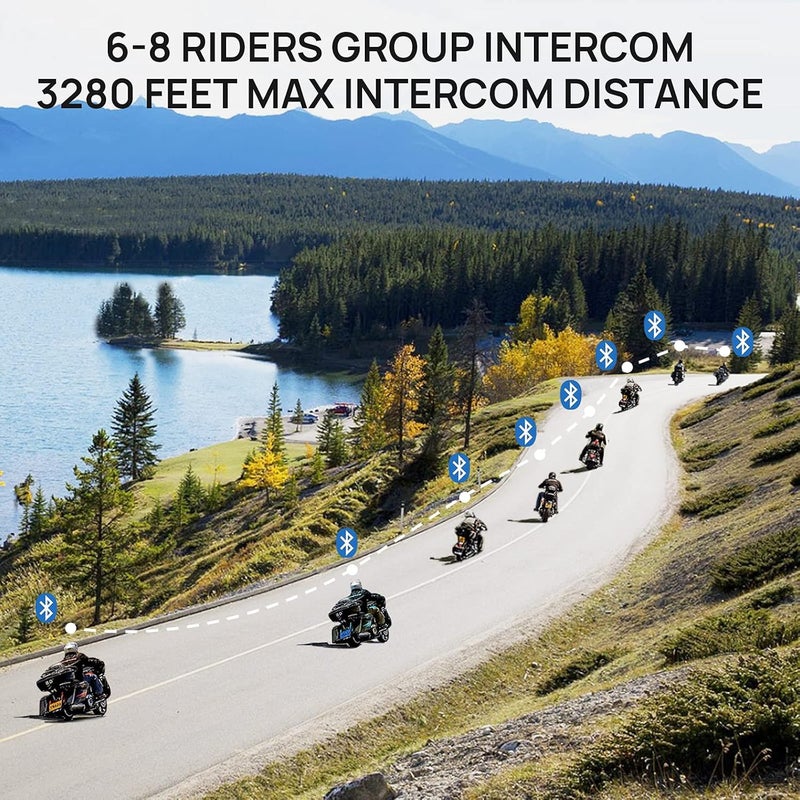 ILM خوذة دراجة نارية بلوتوث ILM قابلة للتحويل مع وجه كامل ونظام مزدوج للزجاج MP3 إنتركم راديو FM معتمدة من DOT 902BT - Image 3