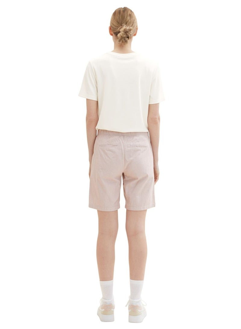 TOM TAILOR Down String Detail High Waist Shorts - Image 2
