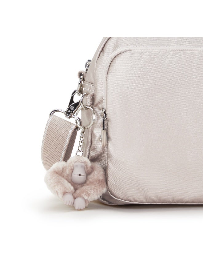 kipling Cool Defea Medium Shoulder bag with Removable Strap Metallic Glow - Image 5