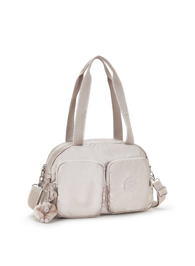 kipling Cool Defea Medium Shoulder bag with Removable Strap Metallic Glow - Image 4