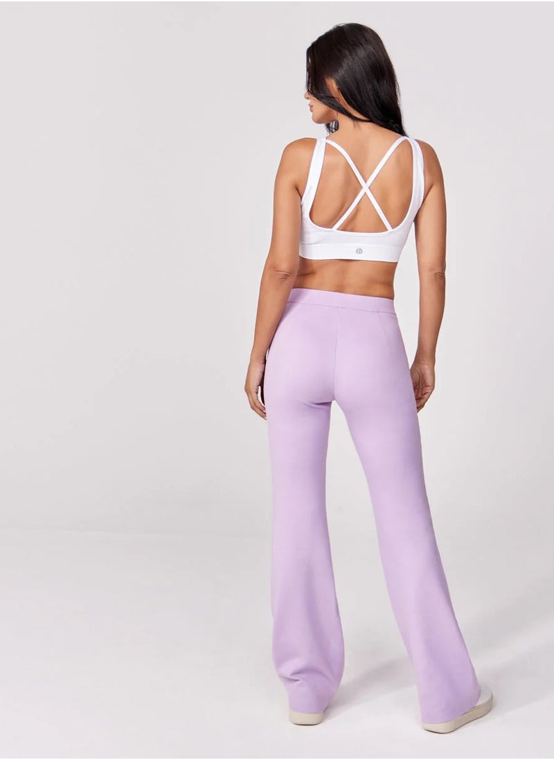 Ponte Flared Light Purple Pant - pzsku/Z61F9E4689AEC7850E775Z/45/_/1739522880/41b58c12-1615-4c54-8353-05a8fda599cd