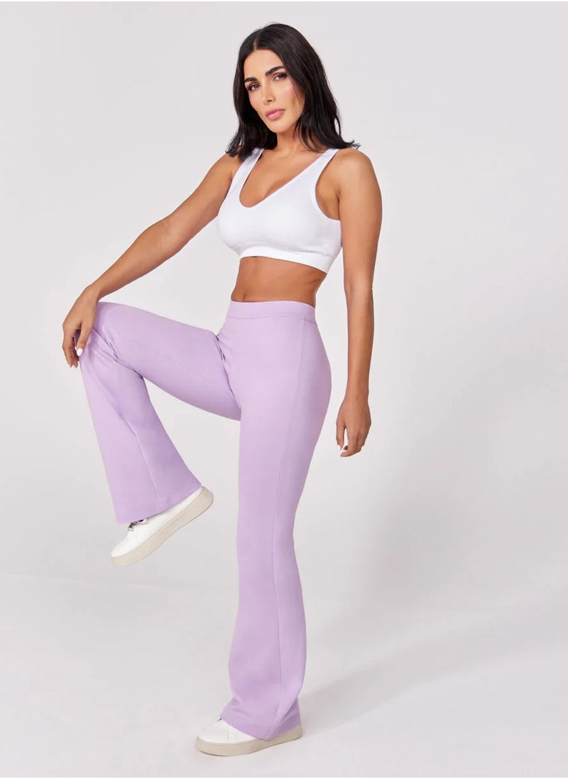 Ponte Flared Light Purple Pant - pzsku/Z61F9E4689AEC7850E775Z/45/_/1739522906/2a0964cc-0dba-4821-a212-16e44e1956e0