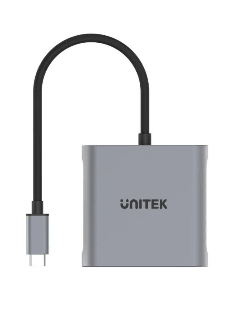 UNITEK USB-C to Dual HDMI 4K Adapter – Ultra HD 4K Display Output for Laptops, Tablets, and Smartphones with USB-C Ports, Supports Simultaneous Dual Monitor Setup and High-Speed Transmission - Image 5