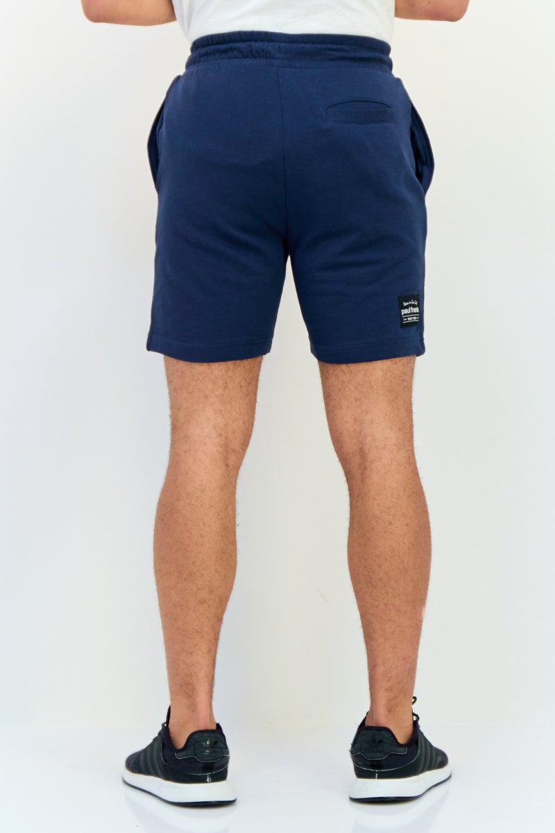 Paul Frank Men Graphic Print Basic Shorts, Navy - Image 2