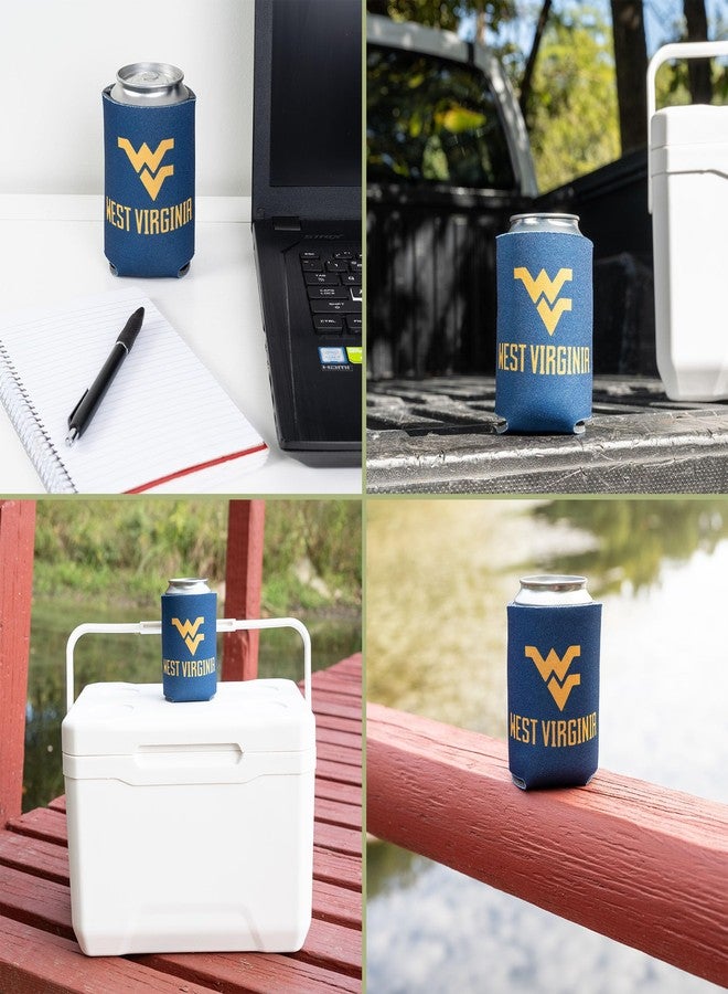 Desert Cactus West Virginia University Can Insulator WVU Mountaineers Beverage Cooler 1 Pack Foam 12oz Can Holder Single Sided (Design A) - Image 5