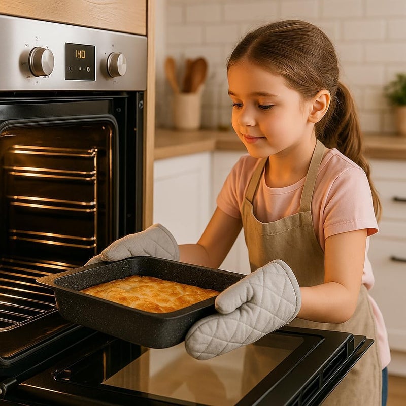 BS B&S Baking Pans "GASTRONORM" 2/3 Size – Heavy-Duty Stainless Steel Trays - Image 2