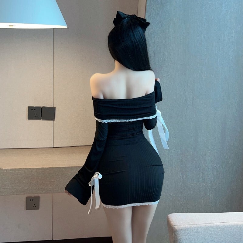 Hepburn style dress, elegant feminine daily styling - Image 4