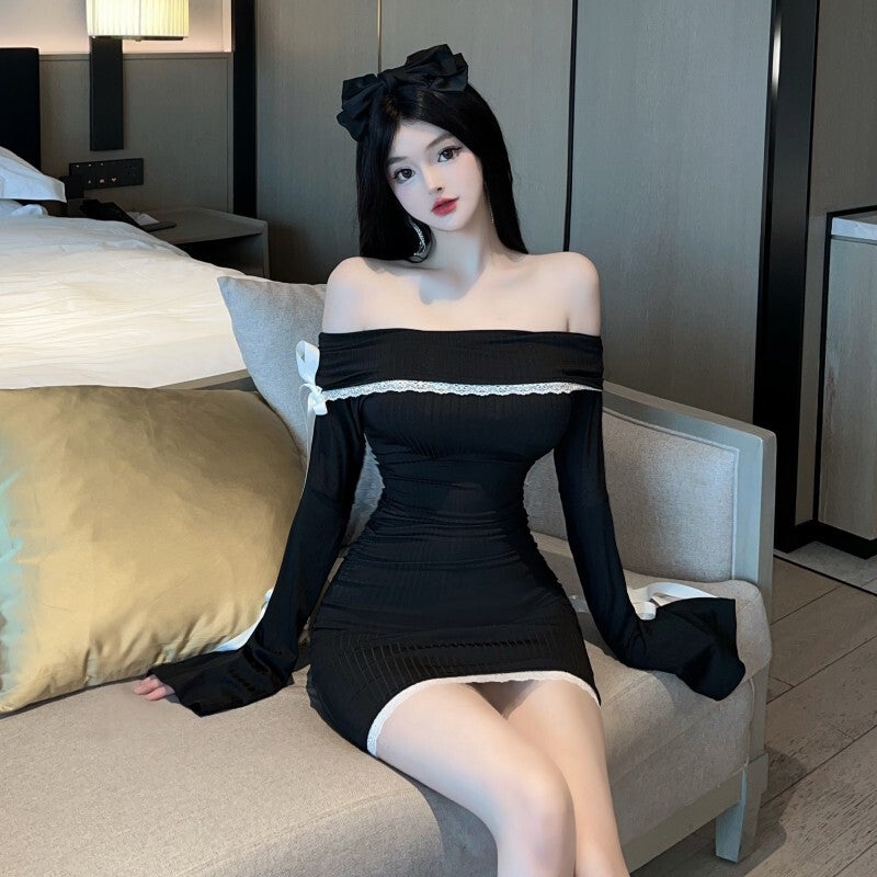 Hepburn style dress, elegant feminine daily styling - Image 3