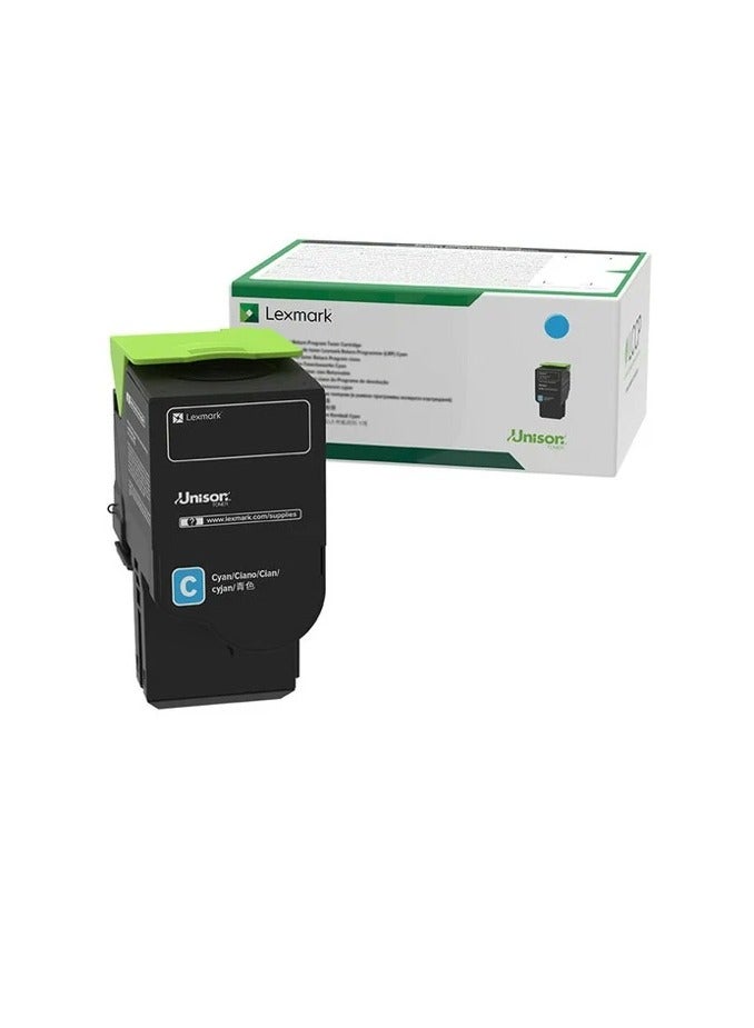 Lexmark Toner CS720, CS725, CX725 Cyan Return Programme Toner Cartridge