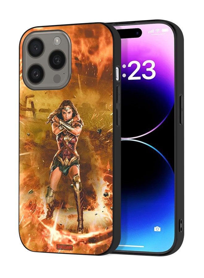 Tolwak Apple iPhone 15 Pro Protective Case Cover Wonder Women - Image 1