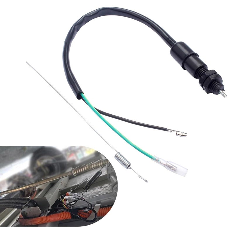 Motorcycle Rear Brake Light Spring Mechanism Polystyrene Permanent 2 Wire - Image 3