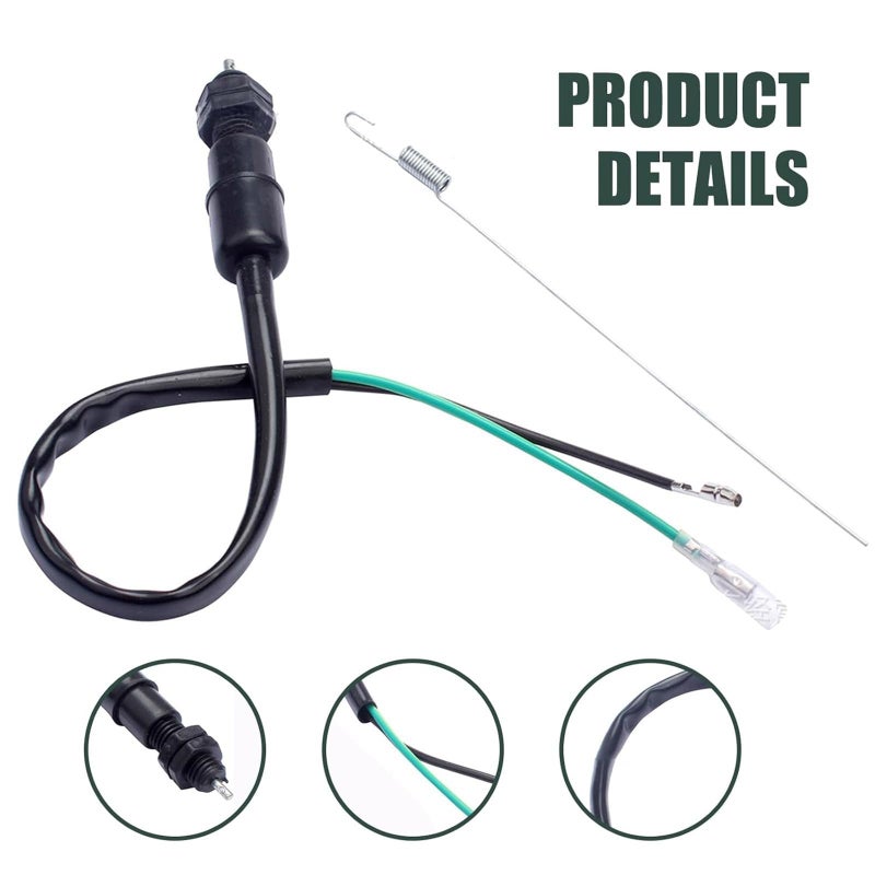 Motorcycle Rear Brake Light Spring Mechanism Polystyrene Permanent 2 Wire - Image 4