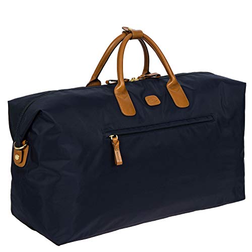 Bric's X-Bag/X-Travel 2.0 Deluxe Overnight Duffel Bag - 22" Luxury Weekender Bag for Women and Men Navy - Image 2