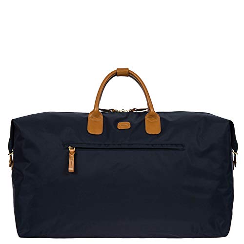 Bric's X-Bag/X-Travel 2.0 Deluxe Overnight Duffel Bag - 22" Luxury Weekender Bag for Women and Men Navy - Image 1