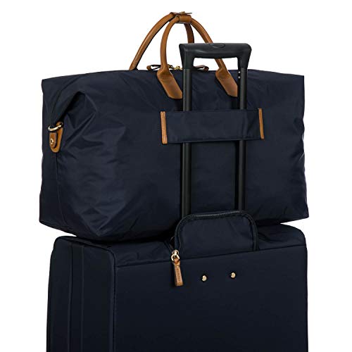 Bric's X-Bag/X-Travel 2.0 Deluxe Overnight Duffel Bag - 22" Luxury Weekender Bag for Women and Men Navy - Image 5