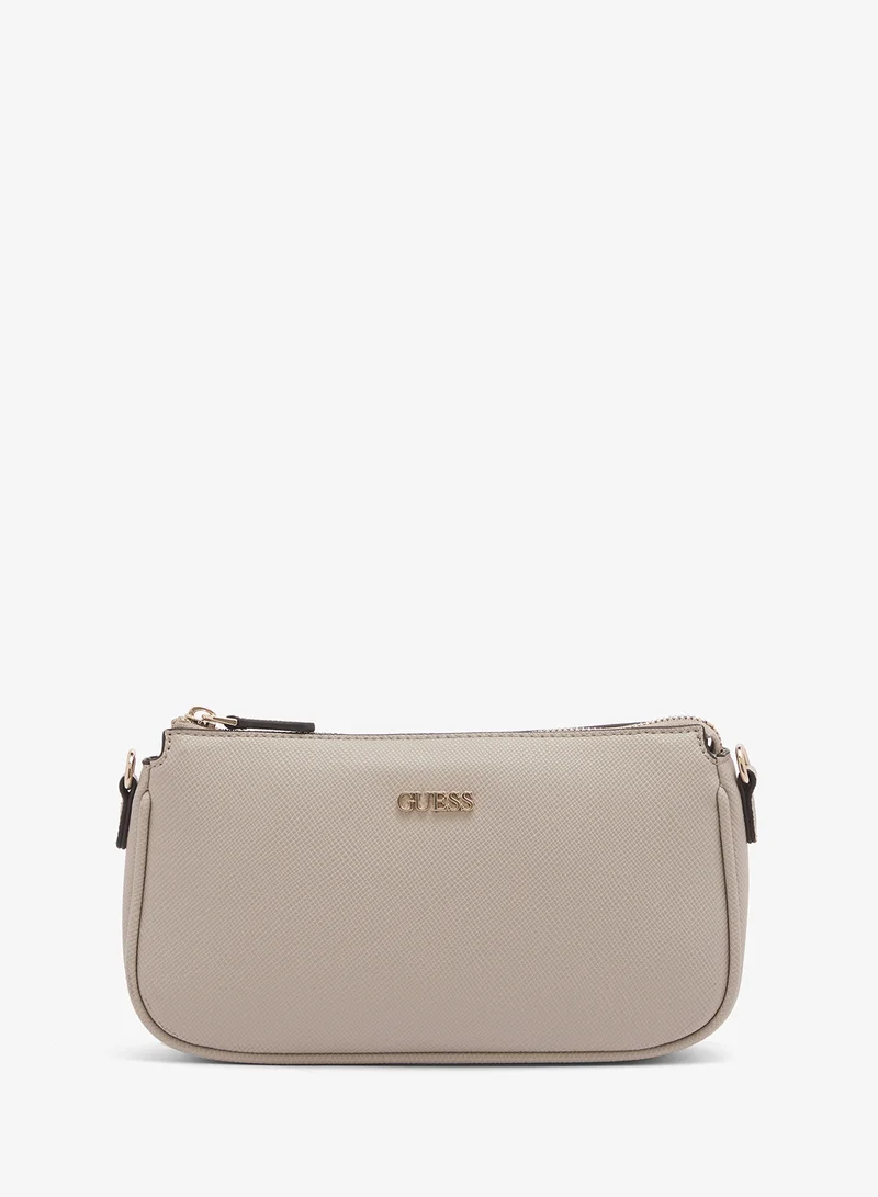 GUESS  Noelle II Double Pouch Crossbody Bag for Women | Best Price UAE