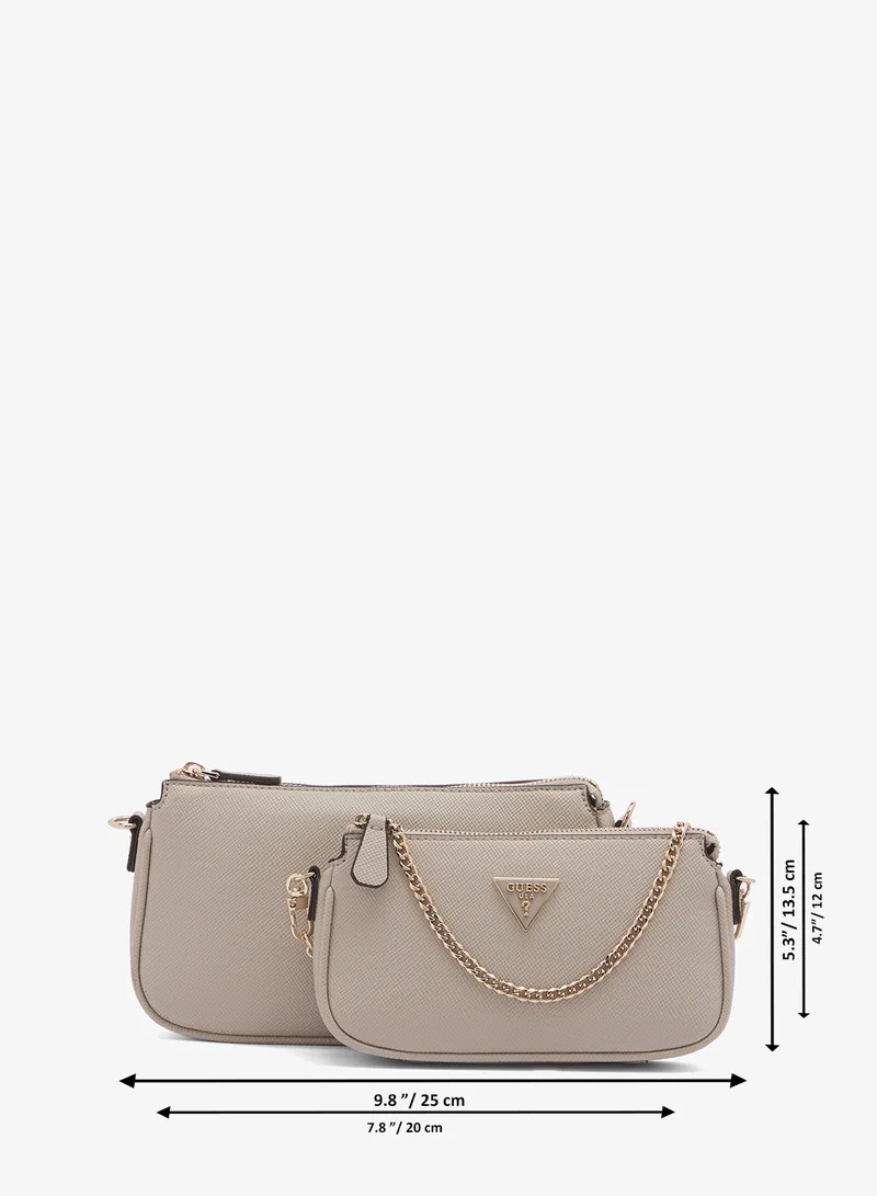 GUESS  Noelle II Double Pouch Crossbody Bag for Women | Best Price UAE
