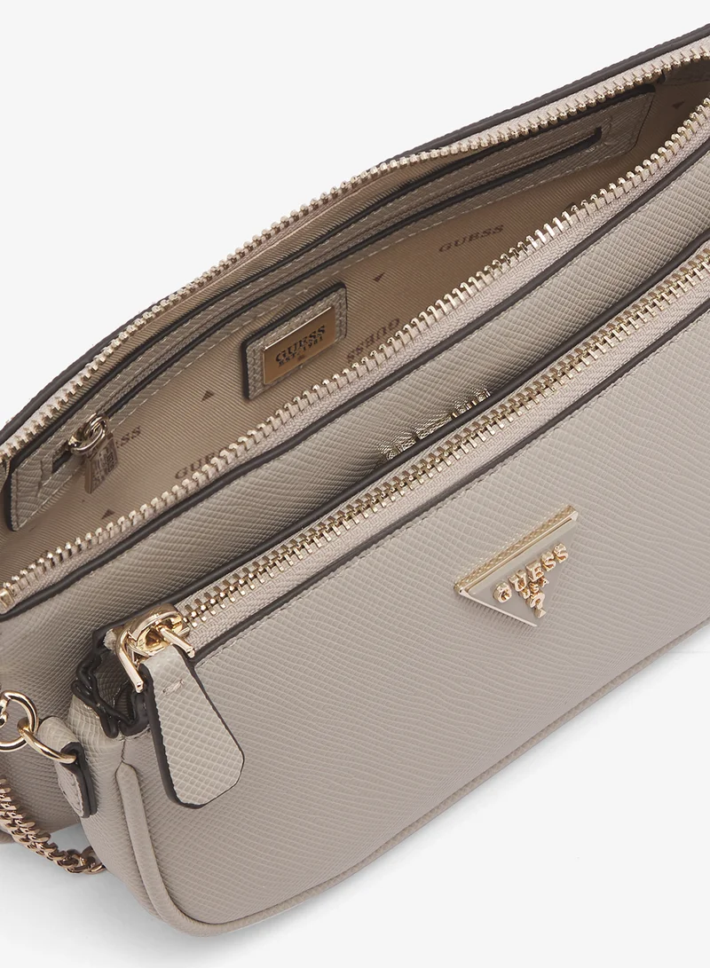 GUESS  Noelle II Double Pouch Crossbody Bag for Women | Best Price UAE