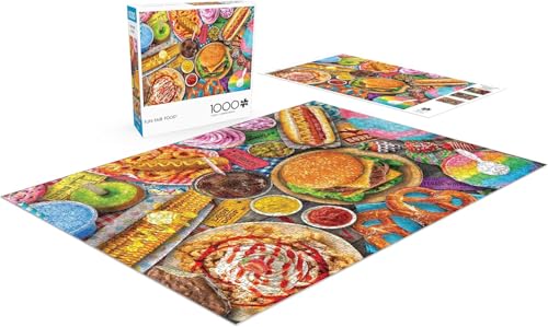 Buffalo Games - Lars Stewart - Fun Fair Food - 1000 Piece Jigsaw Puzzle For Adults -Challenging Puzzle Perfect for Game Nights - Finished Size is 26.75 x 19.75 - Image 4