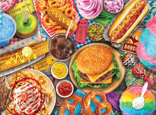 Buffalo Games - Lars Stewart - Fun Fair Food - 1000 Piece Jigsaw Puzzle For Adults -Challenging Puzzle Perfect for Game Nights - Finished Size is 26.75 x 19.75 - Image 2