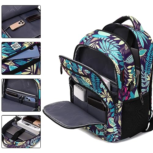 Volher Laptop Backpack,Business Travel Anti Theft Slim Durable Laptops Backpack with USB Charging Port,Water Resistant College Computer Bag for Women & Men Fits 15.6 Inch Laptop and Notebook - Image 3