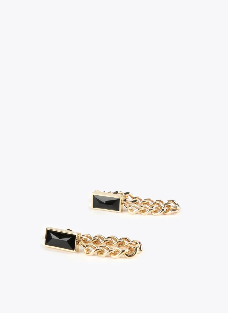 Lola Casademunt Stone and chain earrings