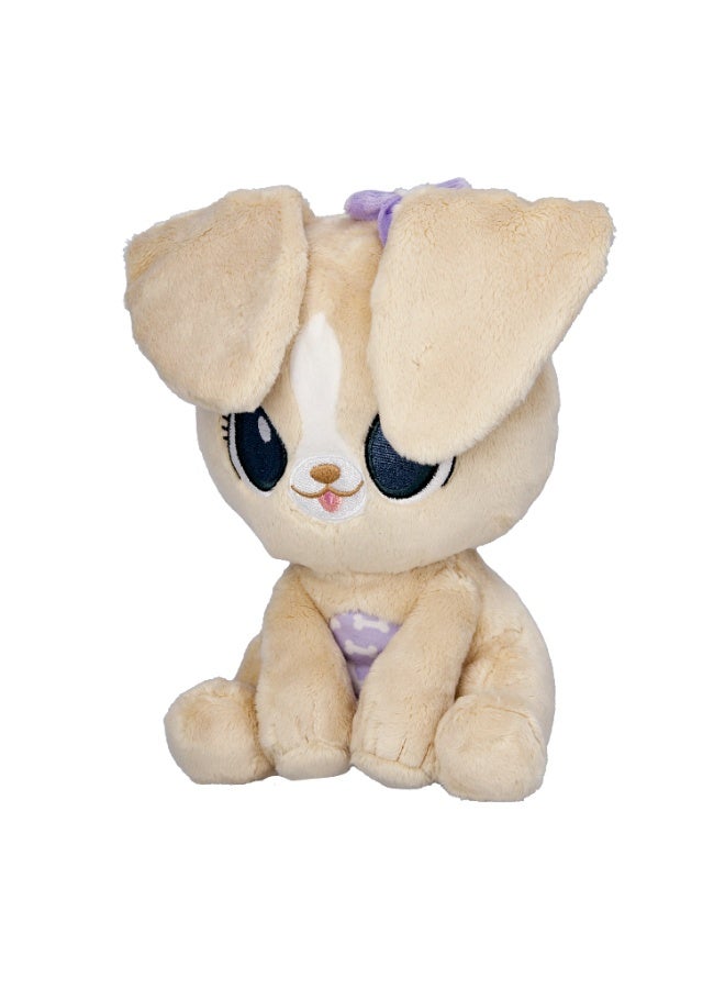 Peekapets Puppies are the cutest baby plushies with simple gags based on the Peek-a-boo play pattern.  Press its little belly and watch how its ears will pop-up playing with your baby. - Image 2