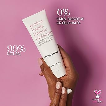 This Works Perfect Hands Intense Moisture 75 ml Hydrating Hand Cream Enriched with Larch Extract Coconut and Fragranced Botanicals YouthBoosting Hand Moisturiser for Dry Skin - Image 3