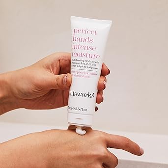 This Works Perfect Hands Intense Moisture 75 ml Hydrating Hand Cream Enriched with Larch Extract Coconut and Fragranced Botanicals YouthBoosting Hand Moisturiser for Dry Skin - Image 5