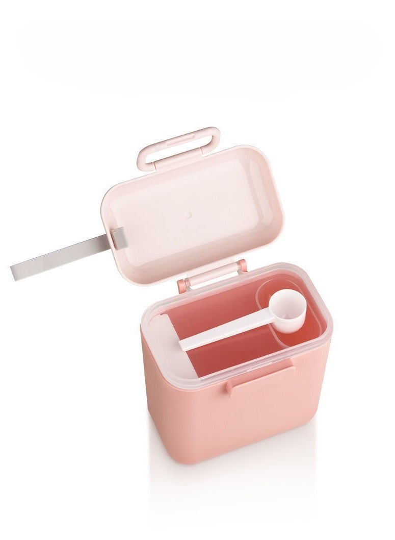 Portable Baby Milk Powder Dispenser, Travel-Friendly Formula Storage Container, Airtight and Moisture-Proof Compartments for Infant Food and Snacks (Pink) - Image 5
