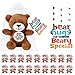 Silipull 12 Pcs Jesus Loves You Beary Much Stuffed Bears Easter Gifts 4 Religious Plush Christian Bible Verse Bears for Party Favor Gift Box Stuffers - Image 2