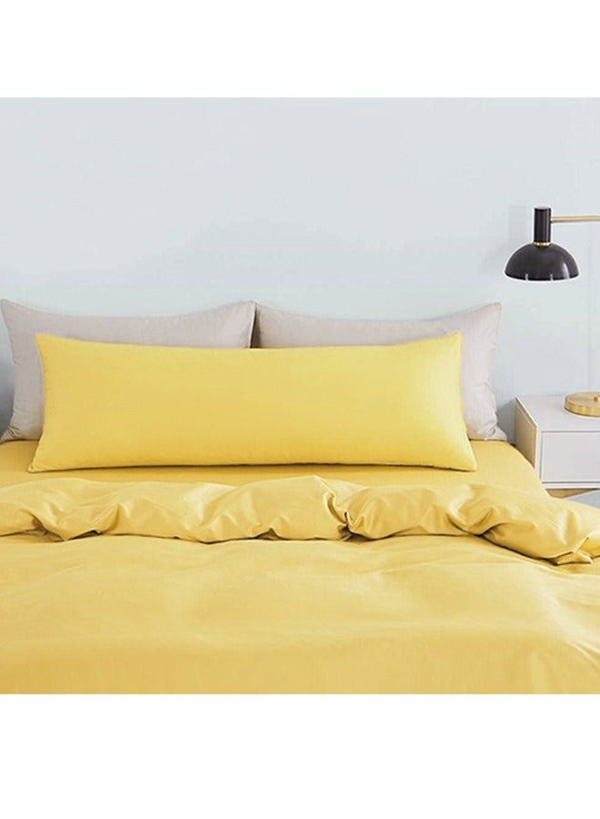 snooze Quilt cover with zipper, 220*235 cm, Yellow - Image 2