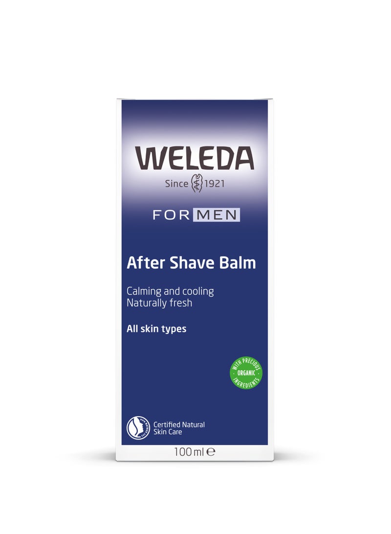 Weleda After Shave Balm (100 ml) – Soothing Moisturizer for Sensitive Skin After Shaving, with Chamomile & Myrrh Extracts, Alcohol-Light Formula - Image 1