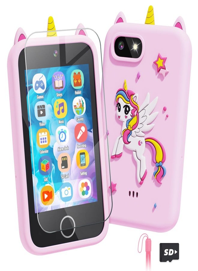 Lizzbey Kids Smart Phone, Unicorn Toys Phone For Girls 3 4 5 6 7 8 Years Old, Dual Camera, 3.5'' Touchscreen Kid Phones, Educational Toy Toddler Christmas Birthday Gifts, Abc Learning, Habit Tracker - Image 1