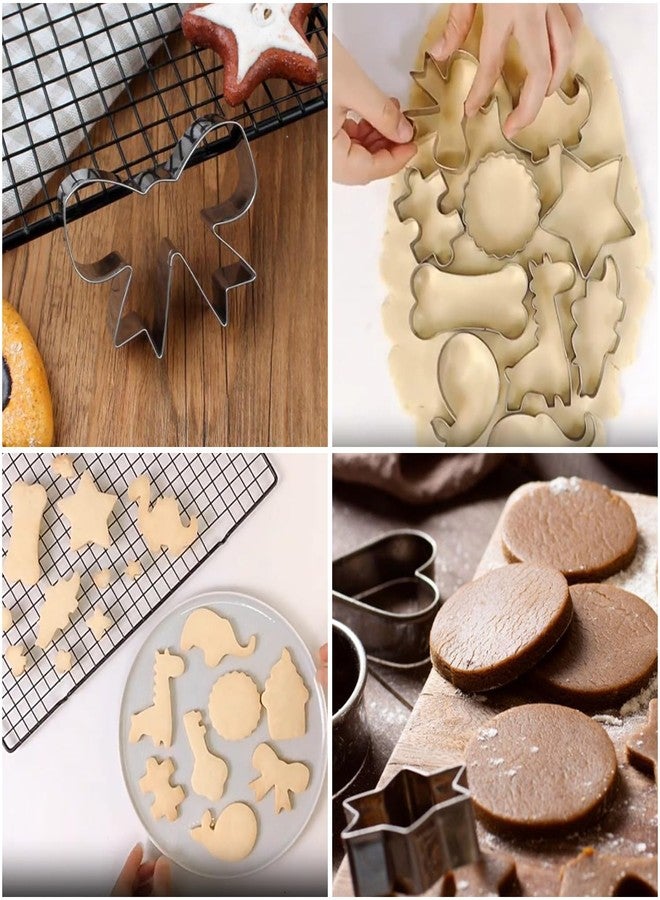 LUORNG 2pcs Stainless Steel Bow Cookie Cutters Cute Cartoon Cookie Moldlings Adorable Bow Shaped Cookie Cutters - Image 5