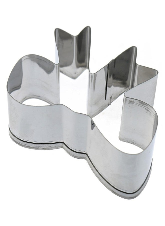 LUORNG 2pcs Stainless Steel Bow Cookie Cutters Cute Cartoon Cookie Moldlings Adorable Bow Shaped Cookie Cutters - Image 3