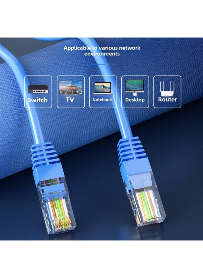 Generic Network Cable Anpu Super Six Class 6 Super Five Household Gigabit Oxygen-free Copper Double Shielded Broadband Monitoring Outdoor POE Network-Color:Super Five  Gray Home Engineering Optimization-Line Length:200m  - Image 4