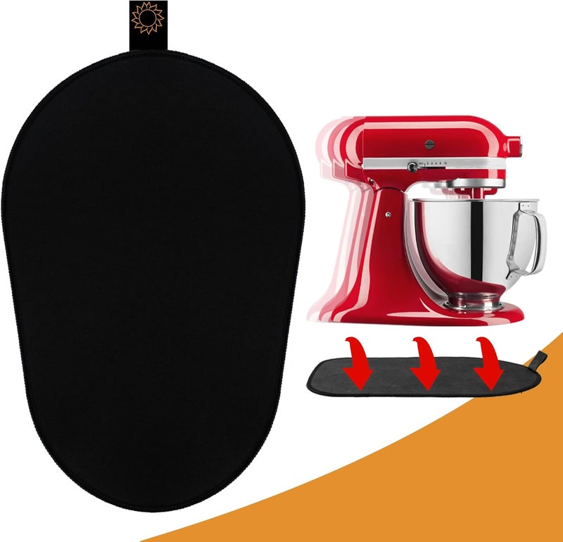 KIDOT Sliding Mat for Kitchenaid Mixer, Mover Slider Mat Pad for 5-8 Qt Bowl-Lift Stand Mixer, Kitchen Appliance Slider Mat Compatible with Professional 600 Stand Mixer, Kitchen Aid Mixer Accessories - Image 1