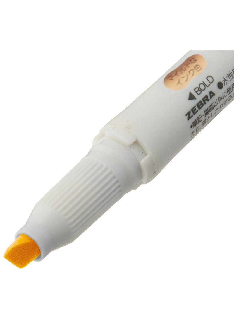 ZEBRA Zebra Highlighter Mild Liner, Mild Orange (WKT7-MOR)  - Image 2